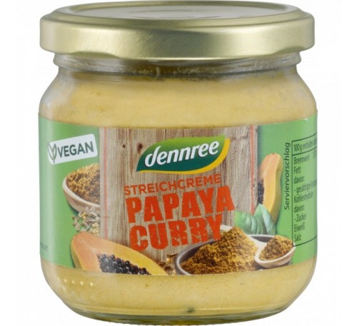 Pateu vegetal cu papaya si curry bio